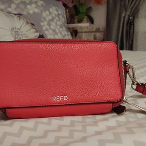 Reed Velvet Wristlet